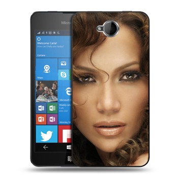 Дизайнерский силиконовый чехол для Microsoft Lumia 650 Дженнифер Лопес (на заказ)