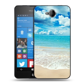 Дизайнерский силиконовый чехол для Microsoft Lumia 650 Пляж (на заказ)