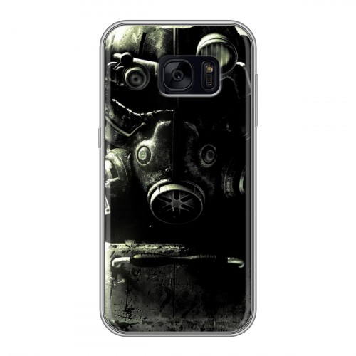 Дизайнерский силиконовый чехол для Samsung Galaxy S7 Edge Fallout