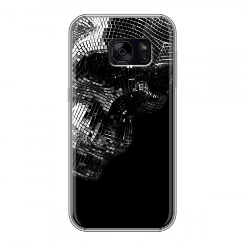 Дизайнерский силиконовый чехол для Samsung Galaxy S7 Edge Мир черепов