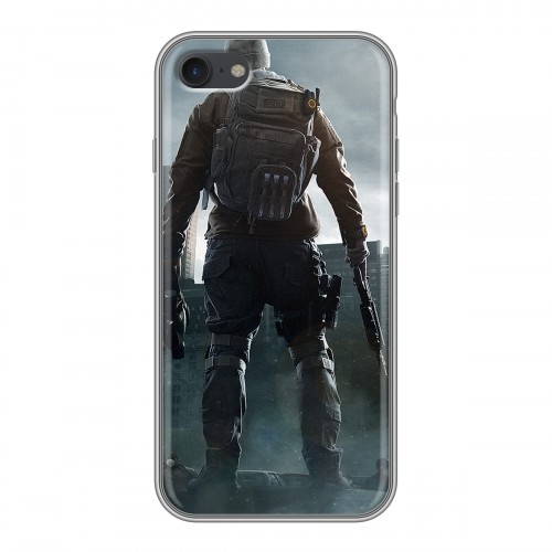 Дизайнерский силиконовый с усиленными углами чехол для Iphone 7 Tom Clancy's The Division
