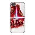 Дизайнерский силиконовый чехол для Iphone 7 Star Wars : The Last Jedi