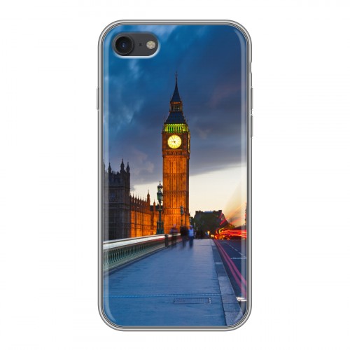 Дизайнерский силиконовый с усиленными углами чехол для Iphone 7 Лондон