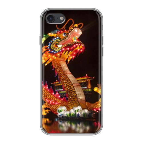 Дизайнерский силиконовый с усиленными углами чехол для Iphone 7 Китайский Новый Год