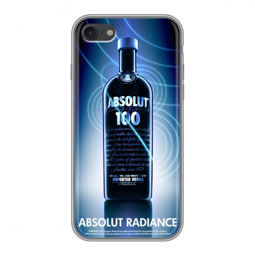Дизайнерский силиконовый чехол для Iphone 7 Absolut