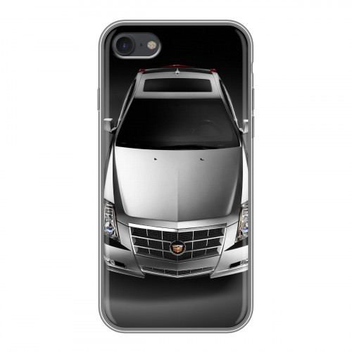 Дизайнерский силиконовый с усиленными углами чехол для Iphone 7 Cadillac
