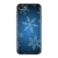 Дизайнерский силиконовый чехол для Iphone 7 Снежинки