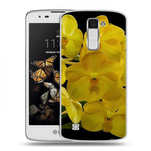 Дизайнерский пластиковый чехол для LG K8 Орхидеи