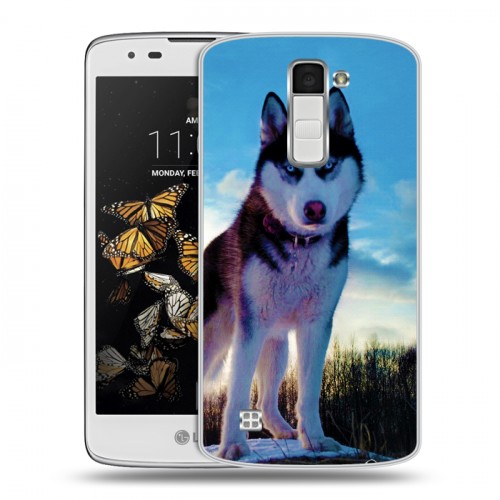 Дизайнерский пластиковый чехол для LG K8 Собаки