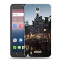 Дизайнерский силиконовый чехол для Alcatel Pop 4 амстердам