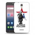 Дизайнерский силиконовый чехол для Alcatel Pop 4 Путин