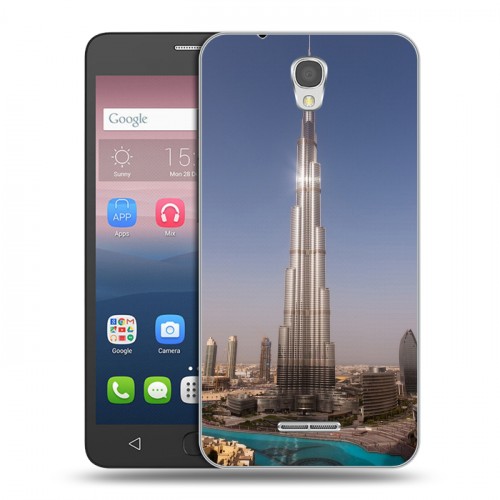 Дизайнерский силиконовый чехол для Alcatel Pop 4 Дубаи
