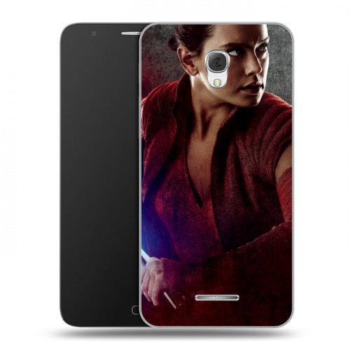 Дизайнерский пластиковый чехол для Alcatel Pop 4 Plus Star Wars : The Last Jedi