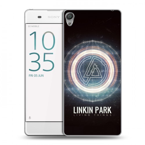 Дизайнерский пластиковый чехол для Sony Xperia XA Linkin Park