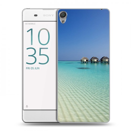 Дизайнерский пластиковый чехол для Sony Xperia XA Пляж