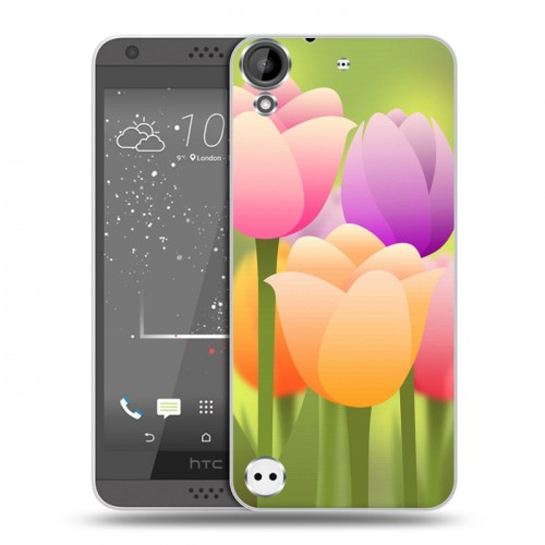 Дизайнерский пластиковый чехол для HTC Desire 530 Романтик цветы