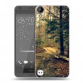 Дизайнерский пластиковый чехол для HTC Desire 530 лес