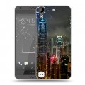 Дизайнерский пластиковый чехол для HTC Desire 530 Гонконг