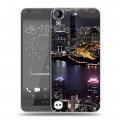 Дизайнерский пластиковый чехол для HTC Desire 530 Гонконг