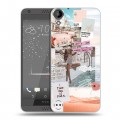 Дизайнерский пластиковый чехол для HTC Desire 530 Коллаж