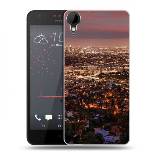 Дизайнерский пластиковый чехол для HTC Desire 825 Лос-Анджелес