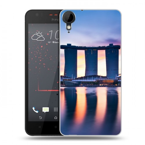 Дизайнерский пластиковый чехол для HTC Desire 825 Сингапур