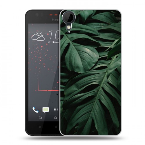 Дизайнерский пластиковый чехол для HTC Desire 825 Нуарные листья