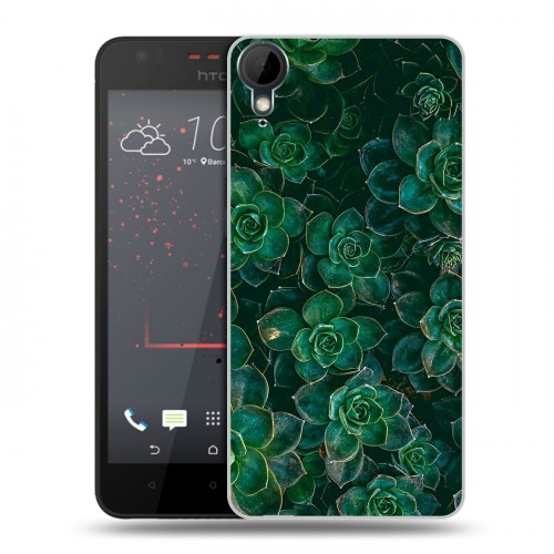 Дизайнерский пластиковый чехол для HTC Desire 825 Нуарные листья