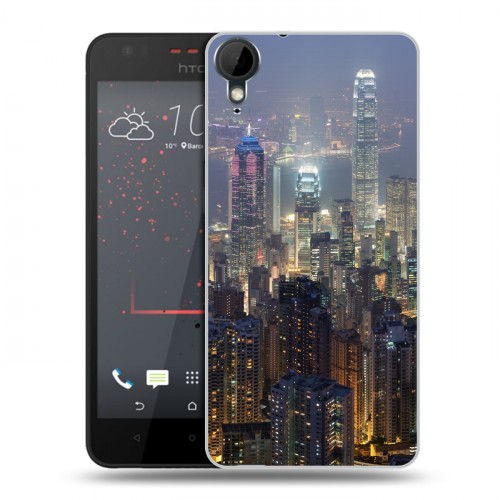 Дизайнерский пластиковый чехол для HTC Desire 825 Гонконг