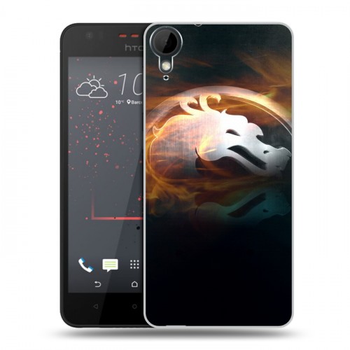 Дизайнерский пластиковый чехол для HTC Desire 825 Mortal Combat