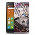 Дизайнерский пластиковый чехол для Xiaomi Mi4S Текстуры денег
