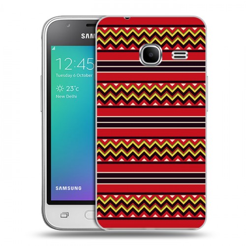 Дизайнерский силиконовый чехол для Samsung Galaxy J1 mini (2016) Этнические мотивы