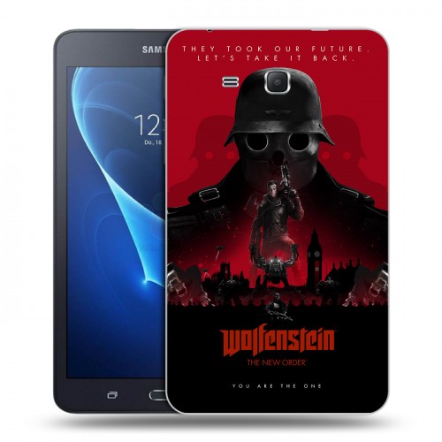 Дизайнерский силиконовый чехол для Samsung Galaxy Tab A 7 (2016) Wolfenstein