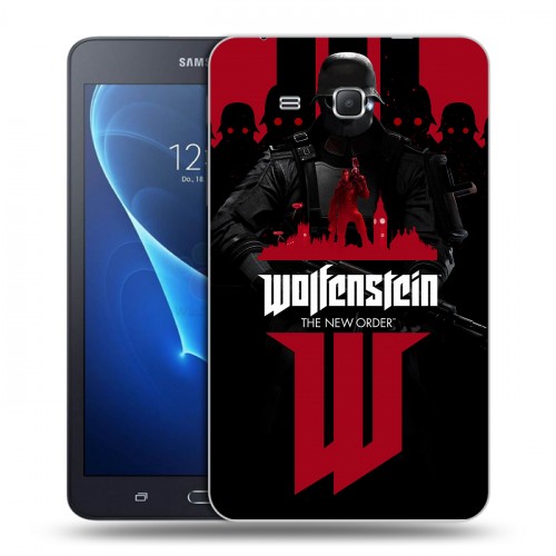 Дизайнерский силиконовый чехол для Samsung Galaxy Tab A 7 (2016) Wolfenstein