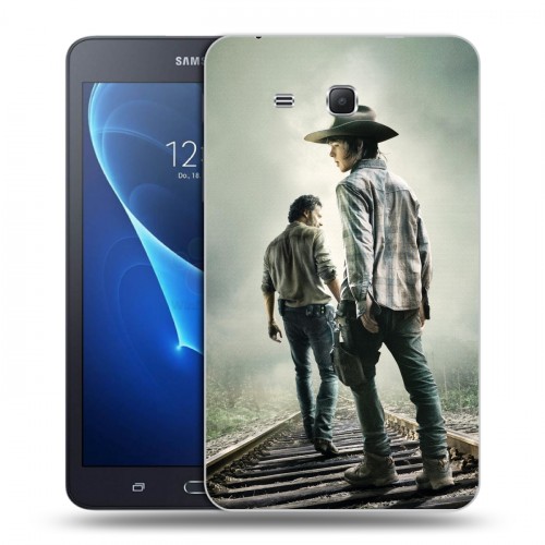 Дизайнерский силиконовый чехол для Samsung Galaxy Tab A 7 (2016) Ходячие мертвецы