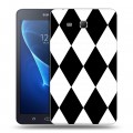 Дизайнерский силиконовый чехол для Samsung Galaxy Tab A 7 (2016) Черно-белые фантазии