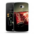 Дизайнерский силиконовый чехол для LG K5 Coca-cola