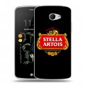 Дизайнерский силиконовый чехол для LG K5 Stella Artois