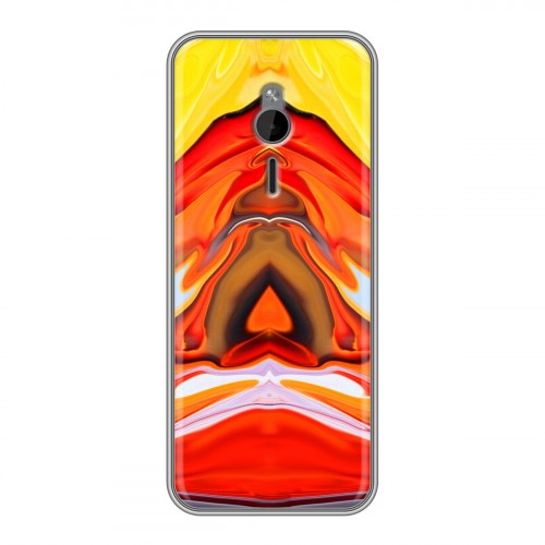 Дизайнерский силиконовый чехол для Nokia 230 Цветные агаты