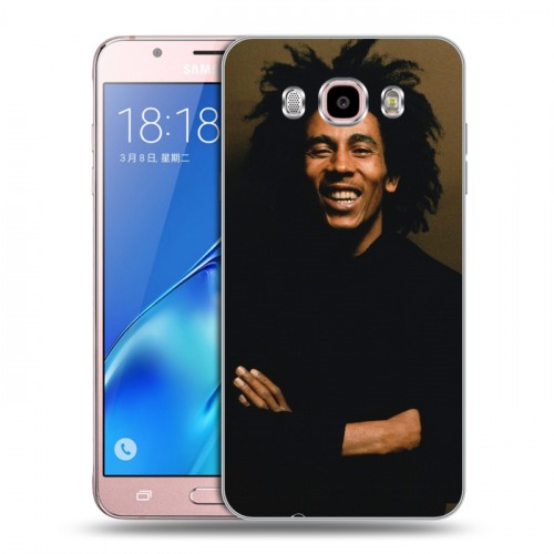 Дизайнерский силиконовый с усиленными углами чехол для Samsung Galaxy J5 (2016) Боб Марли