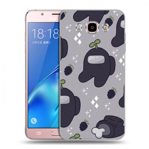 Дизайнерский силиконовый с усиленными углами чехол для Samsung Galaxy J5 (2016) Among Us