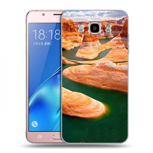 Дизайнерский силиконовый с усиленными углами чехол для Samsung Galaxy J5 (2016) Каньоны