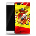Дизайнерский пластиковый чехол для Huawei P9 Plus Флаг Испании
