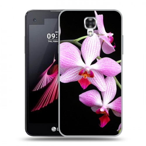 Дизайнерский пластиковый чехол для LG X view Орхидеи