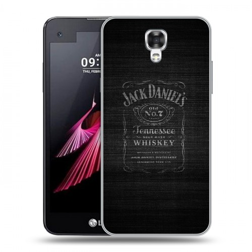 Дизайнерский пластиковый чехол для LG X view Jack Daniels