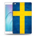 Дизайнерский силиконовый чехол для Huawei MediaPad T2 10.0 Pro Флаг Швеции