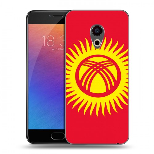 Дизайнерский пластиковый чехол для Meizu Pro 6 флаг Киргизии