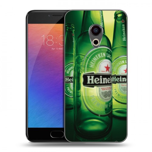 Дизайнерский пластиковый чехол для Meizu Pro 6 Heineken