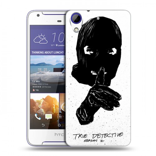 Дизайнерский пластиковый чехол для HTC Desire 830 Настоящий детектив