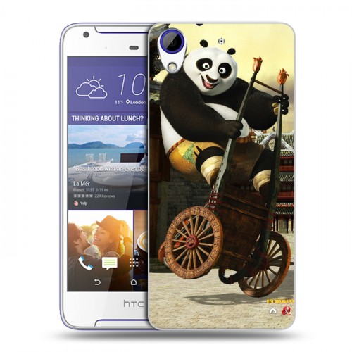 Дизайнерский пластиковый чехол для HTC Desire 830 Кунг-Фу Панда